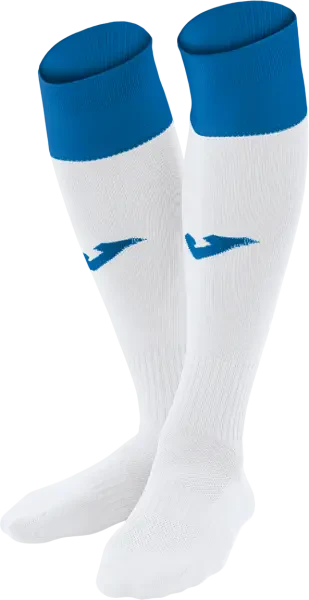 Joma Calcio 24 Socks - White / Royal