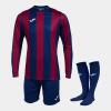 Joma Inter Set L/S - Royal / Burgundy