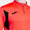 Joma Winner III 1/4 Zip Sweatshirt - Fluor Coral / Black