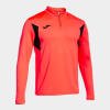 Joma Winner III 1/4 Zip Sweatshirt - Fluor Coral / Black