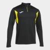 Joma Winner III 1/4 Zip Sweatshirt - Black / Yellow