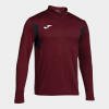 Joma Winner III 1/4 Zip Sweatshirt - Burgundy / Black