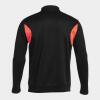 Joma Winner III Full Zip Top - Black / Fluor Coral