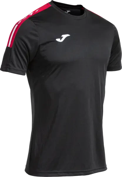 Joma Olimpiada Eco Essential T-Shirt - Black / Red