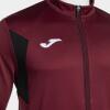 Joma Winner III Full Zip Top - Burgundy / Black