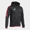 Joma Olimpiada Zip Hoodie - Black / Red