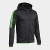 Joma Olimpiada Zip Hoodie - Black / Fluor Green