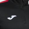 Joma Olimpiada 1/4 Zip Sweatshirt - Black / Red