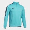 Joma Olimpiada 1/4 Zip Sweatshirt - Fluor Turquoise / Navy