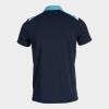 Joma Toledo Polo Shirt - Dark Navy / Fluor Turquoise