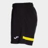 Joma Tokio Women's Shorts - Black / Yellow