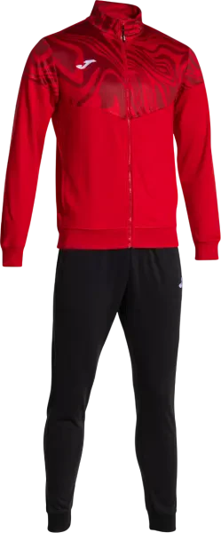 Joma Lion II Tracksuit - Red / Black