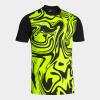 Joma Lion II Shirt - Black / Fluor Yellow