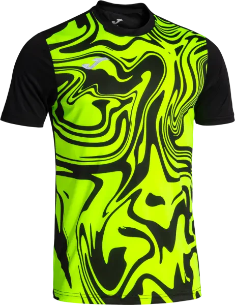 Joma Lion II Shirt - Black / Fluor Yellow