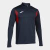 Joma Winner III 1/4 Zip Sweatshirt - Navy / Red