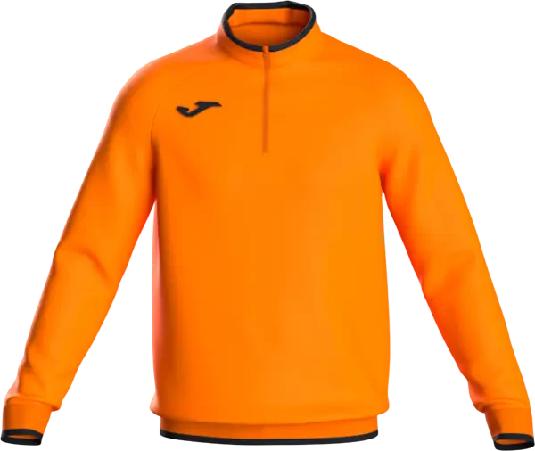 Joma Combi Premium 1/4 Zip Sweatshirt - Orange / Black