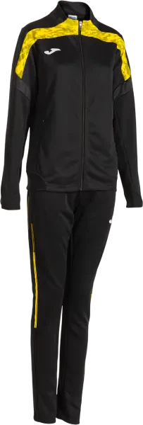 Joma Championship VIII Women's Tracksuit - Black / Yellow