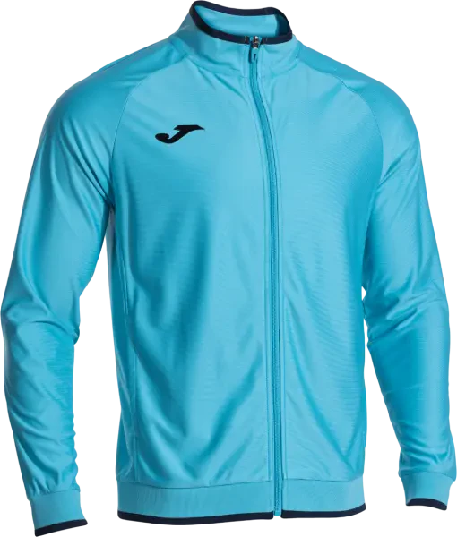 Joma Combi Premium Full Zip Track Top - Fluor Turquoise / Navy