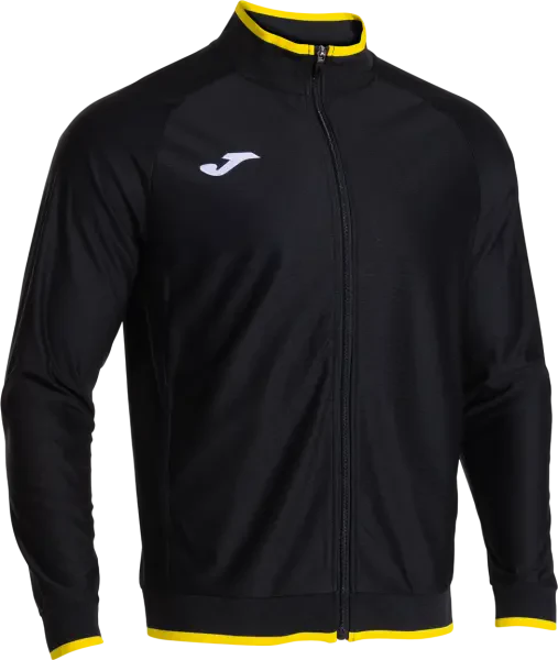 Joma Combi Premium Full Zip Track Top - Black / Yellow