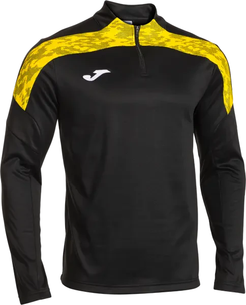 Joma Championship VIII 1/4 Zip Sweatshirt - Black / Yellow