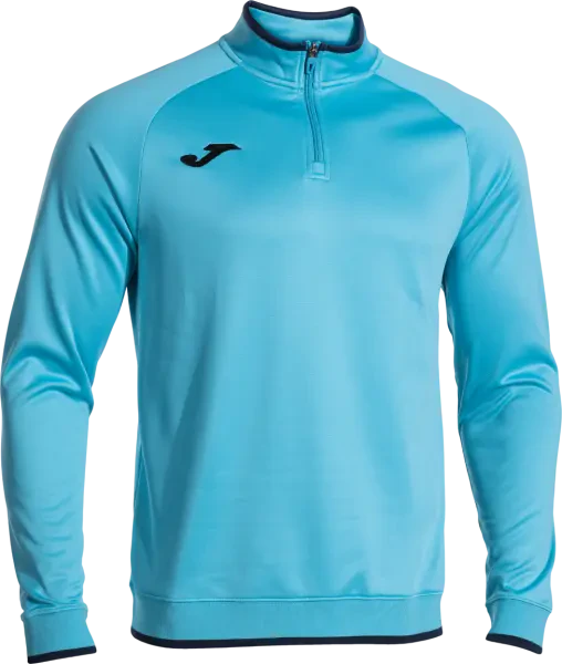 Joma Combi Premium 1/4 Zip Sweatshirt - Fluor Turquoise / Navy