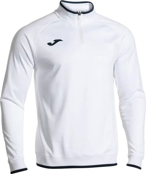 Joma Combi Premium 1/4 Zip Sweatshirt - White / Navy