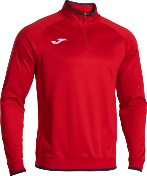 Joma Combi Premium 1/4 Zip Sweatshirt - Red / Navy