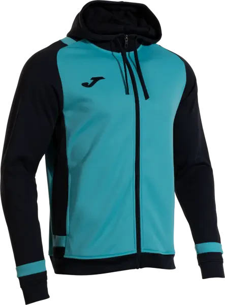 Joma Lider Zip-up Hoodie - Fluor Turquoise / Navy