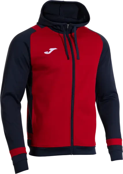 Joma Lider Zip-up Hoodie - Red / Navy