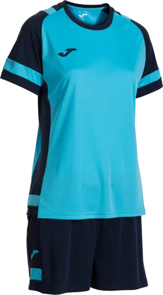 Joma Lider Women's Set - Fluor Turquoise / Navy