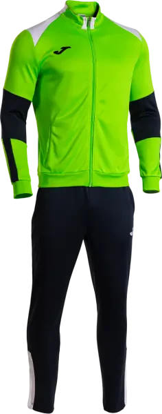 Joma Danubio IV Tracksuit - Fluor Green / White / Dark Navy