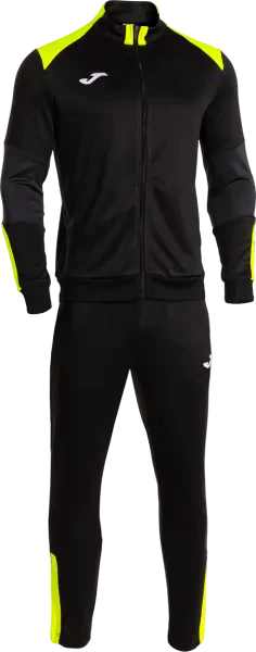 Joma Danubio IV Tracksuit - Black / Fluor Yellow / Anthracite