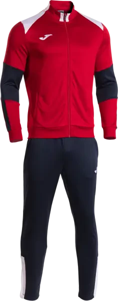 Joma Danubio IV Tracksuit - Red / White / Dark Navy