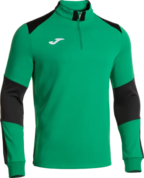 Joma Danubio IV 1/4 Zip Sweatshirt - Green / Black / Anthracite