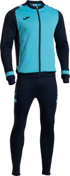 Joma Lider Tracksuit - Fluor Turquoise / Navy