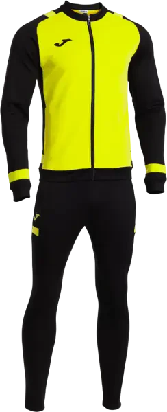 Joma Lider Tracksuit - Fluor Yellow / Navy