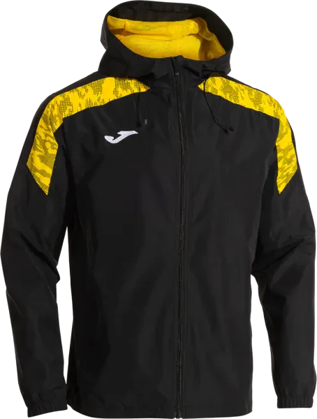 Joma Championship VIII Rain Jacket - Black / Yellow