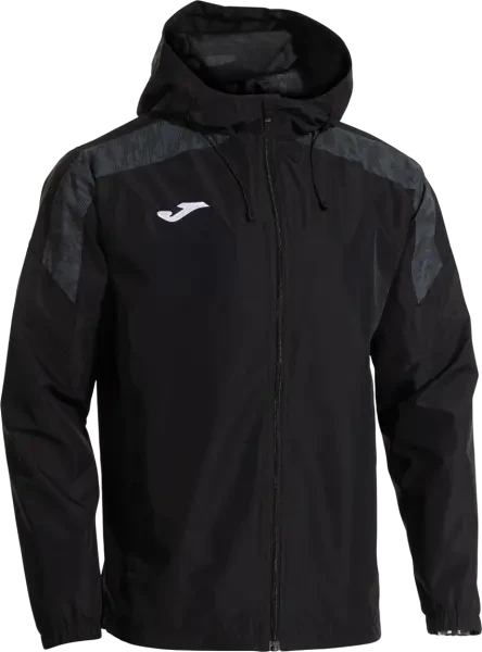 Joma Championship VIII Rain Jacket - Black / Anthracite