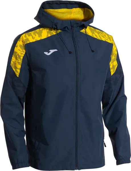 Joma Championship VIII Rain Jacket - Navy / Yellow