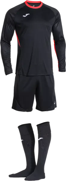 Joma Zamora X Goalkeeper Set - Black / Coral