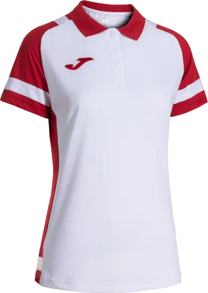 Joma Lider Women's Polo Shirt - White / Red