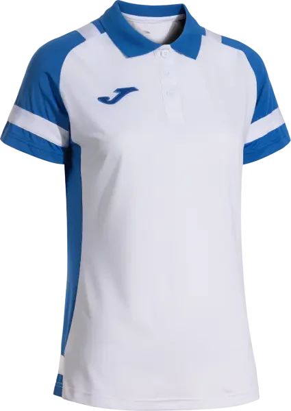 Joma Lider Women's Polo Shirt - White / Royal