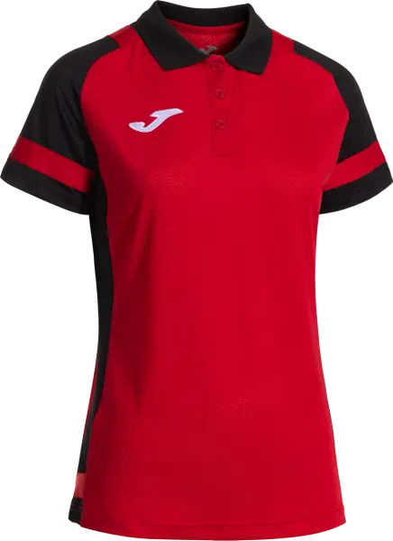 Joma Lider Women's Polo Shirt - Red / Black