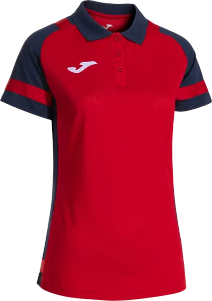 Joma Lider Women's Polo Shirt - Red / Navy