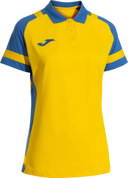 Joma Lider Women's Polo Shirt - Yellow / Royal