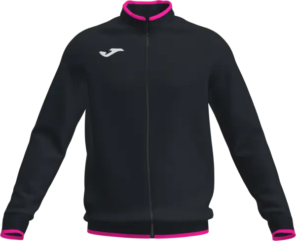 Joma Combi Premium Full Zip Track Top - Black / Fluor Pink