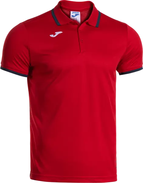 Joma Combi Premium Polo Shirt - Red / Navy