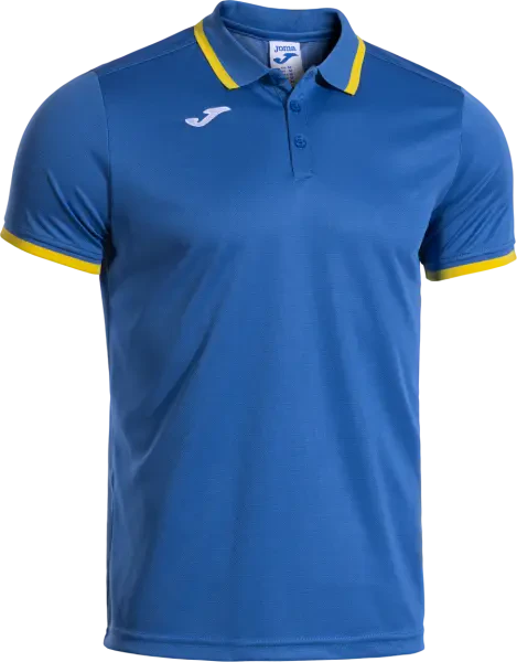 Joma Combi Premium Polo Shirt - Royal / Yellow