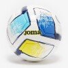 10 Multi-Buy Joma Dali II Training Football - White/Turquoise/Yellow - Size 3