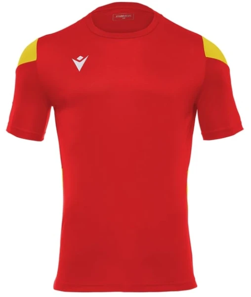 Macron Polis Shirt - Red / Yellow